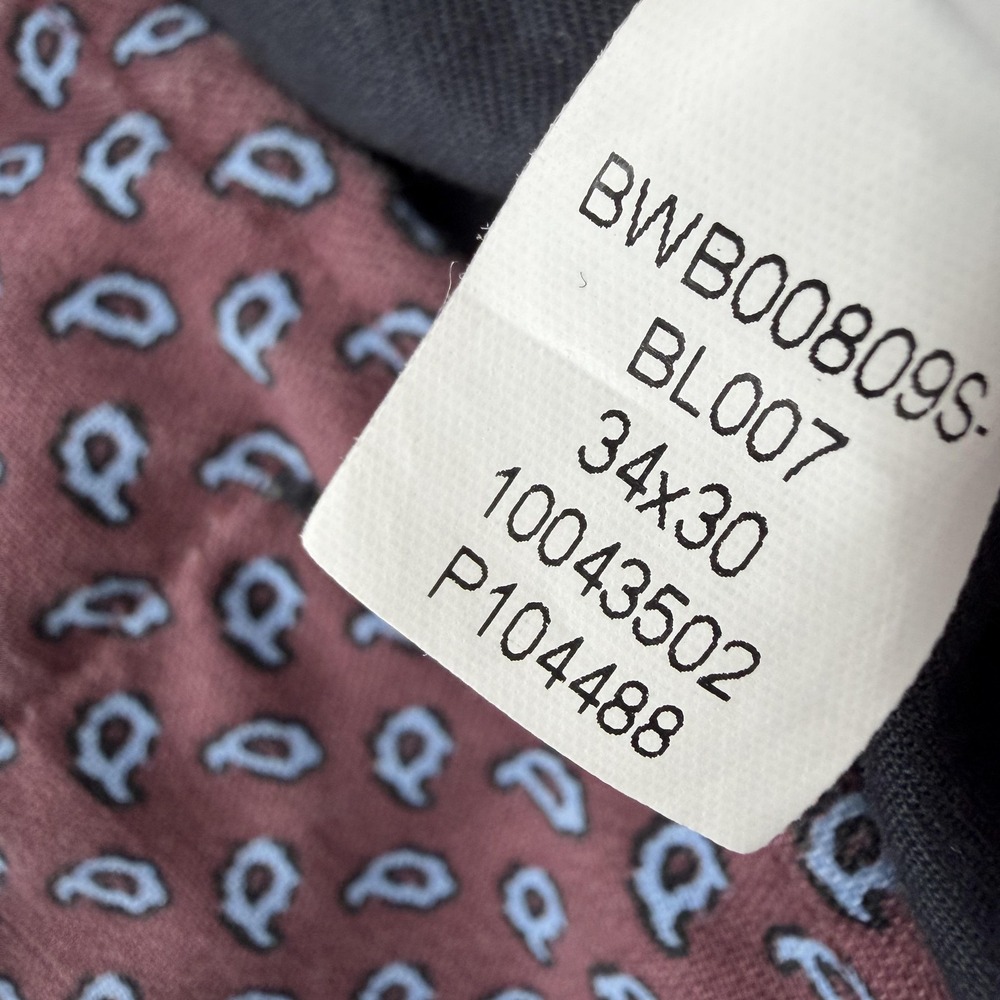 Bonobos Chino Pants Mens 34x30 Black Regular Fit Stretch Straight Casual Office - Picture 5 of 10